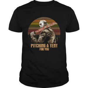 Jason Friday The 13Th Pitching A Tent For You Shirt